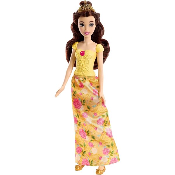 Disney Princess Belle 30 cm Puppe mit Tiara und abnehmbarem Kleid Mattel