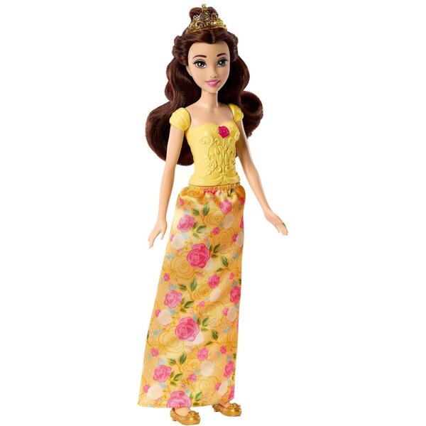 Disney Princess Belle 30 cm Puppe mit Tiara und abnehmbarem Kleid Mattel