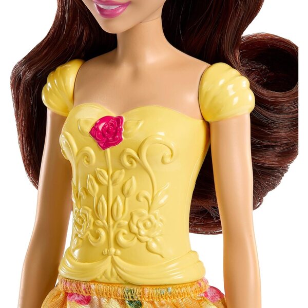 Disney Princess Belle 30 cm Puppe mit Tiara und abnehmbarem Kleid Mattel