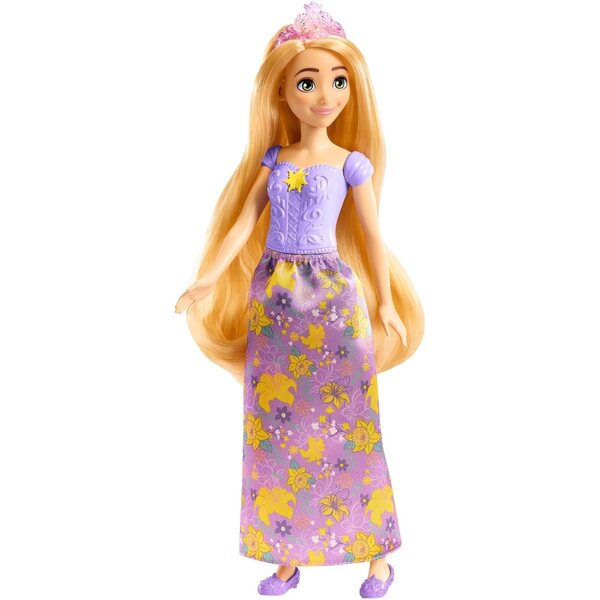 Bambola Rapunzel Disney Principessa con Tiara e Abito 30 cm Mattel