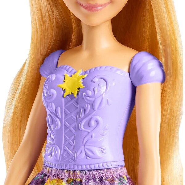 Bambola Rapunzel Disney Principessa con Tiara e Abito 30 cm Mattel