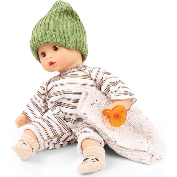 Götz Muffin Baby bambole 33 cm con Occhi di Sonno Marroni e Vestiti Rimovibili