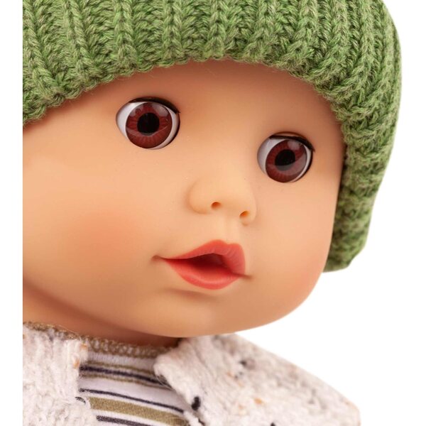 Götz Muffin Baby bambole 33 cm con Occhi di Sonno Marroni e Vestiti Rimovibili