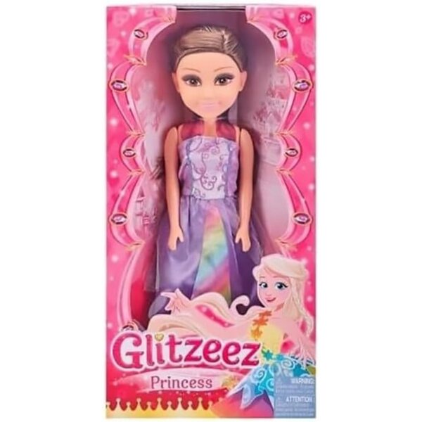 Zuru Glitzeez bambole Principessa 45 cm con capelli lunghi e abito scintillante