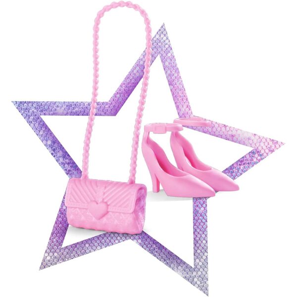 Steffi Love Jeans & Glitter: Glitzer-Top mit Jeans und Modeaccessoires, 29 cm, ab 3 Jahren