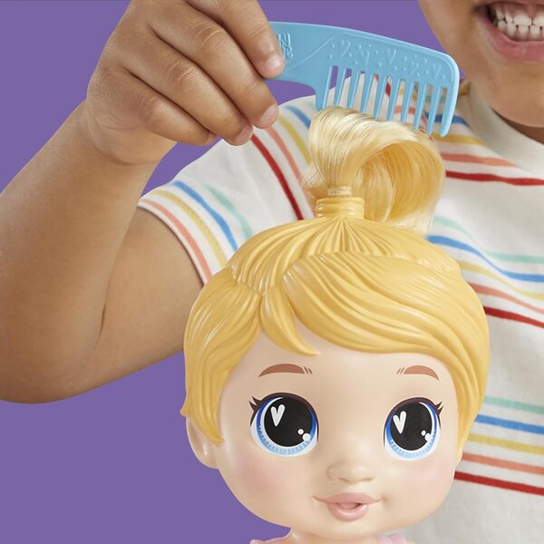 Baby Alive Harper Hugs: 28 cm große Puppe mit Zauberblasen-Set und Haaren zum Waschen