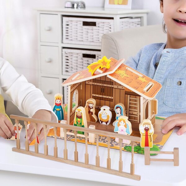 Corrimano in Legno per Casa delle Bambole 1:12 - Miniatura Fai da Te 30,5x7,5 cm
