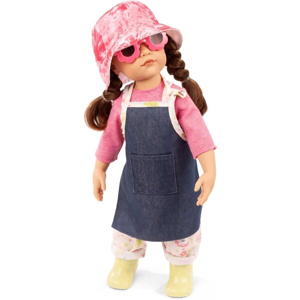 Götz Hannah Garden Lookalike: 50 cm große Puppe mit Gartenkleidung und Accessoires
