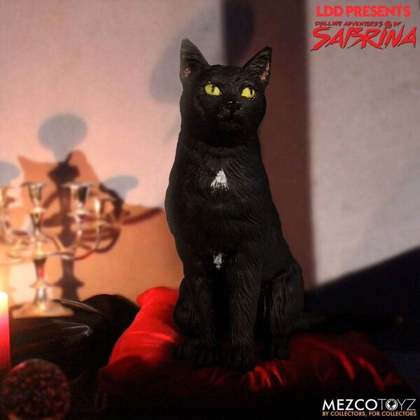 Mezco Living Dead Dolls Sabrina Puppe 10" mit Salem und rotem Kleid