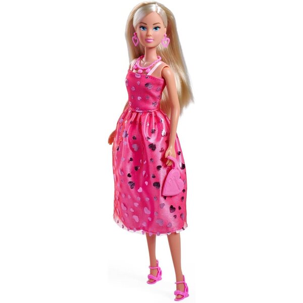 Steffi Love Barbie с рокля в розово сърце и аксесоари - от 3 години