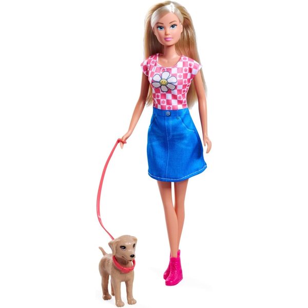 Steffi Love with Golden Retriever - 29cm κούκλα και καλοκαιρινά αξεσουάρ για παιδιά 3+