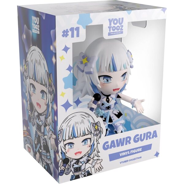 Youtooz Gawr Gura Vinyl 11,4 cm - холографска колекционерска фигурка Hololive