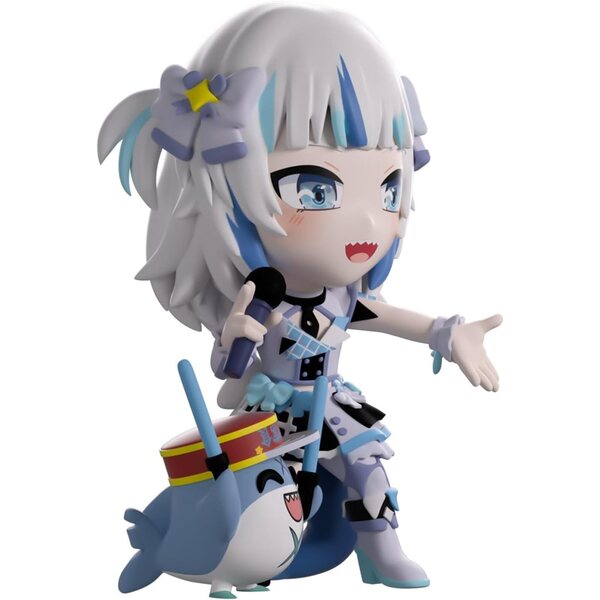Youtooz Gawr Gura Vinile 11,4 cm - Figurina Olografica Hololive da Collezione
