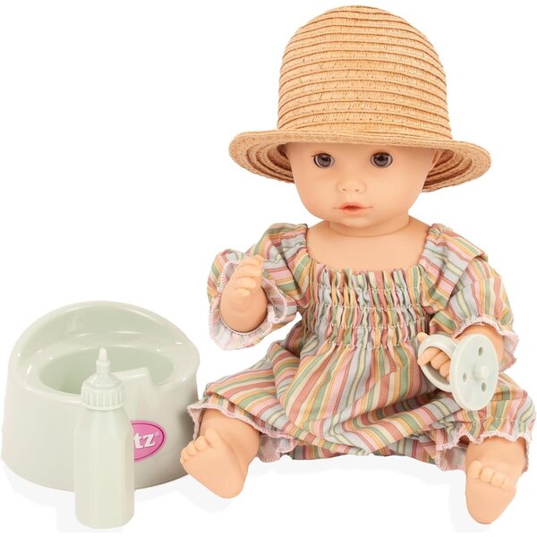 Götz Sleepy Aquini Girl Beach Vibes - Bambola da bagno impermeabile da 33 cm per bambini dai 18 mesi