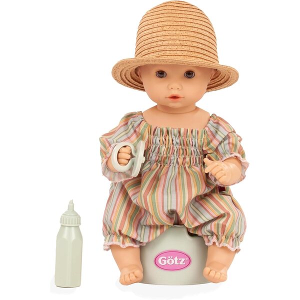 Götz Sleepy Aquini Girl Beach Vibes - Bambola da bagno impermeabile da 33 cm per bambini dai 18 mesi