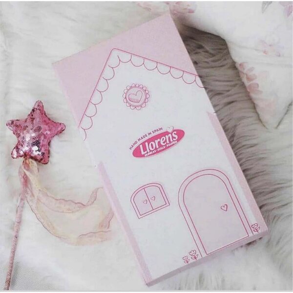 Bambola Llorens bambole Mimi neonato che piange con pigiama rosa 42 cm