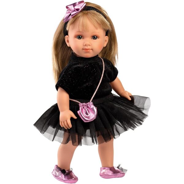Llorens Lucy Puppe 35 cm mit blonden Haaren, blauen Augen und weichem Körper