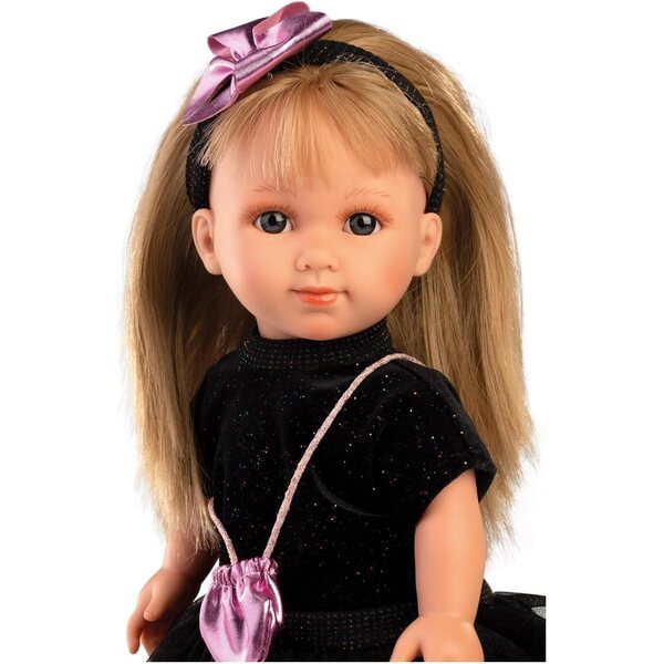 Llorens Lucy Puppe 35 cm mit blonden Haaren, blauen Augen und weichem Körper