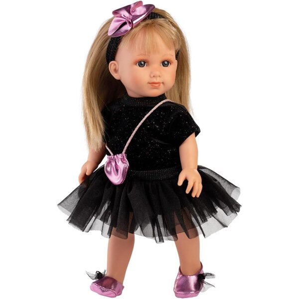 Llorens Lucy Puppe 35 cm mit blonden Haaren, blauen Augen und weichem Körper