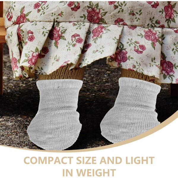 Set mit 6 Paar bunten Socken für 18-Zoll-Puppen aus weichem Toyvian-Stoff