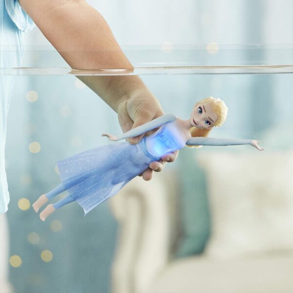 Elsa Disney Schneekönigin 2 Puppe mit Wasserlicht, ab 3 Jahren