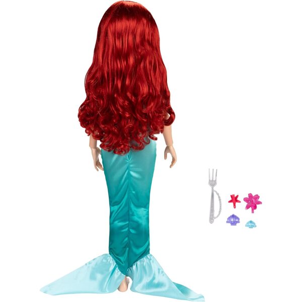 Ariel Puppe 80cm Die kleine Meerjungfrau Disney mit Zubehör und Girlande