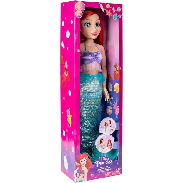Ariel Puppe 80cm Die kleine Meerjungfrau Disney mit Zubehör und Girlande