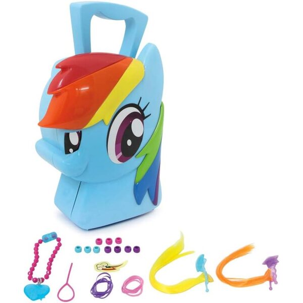 Jamara Rainbow Dash 8-teiliges My Little Pony-Spielset mit Transportkoffer