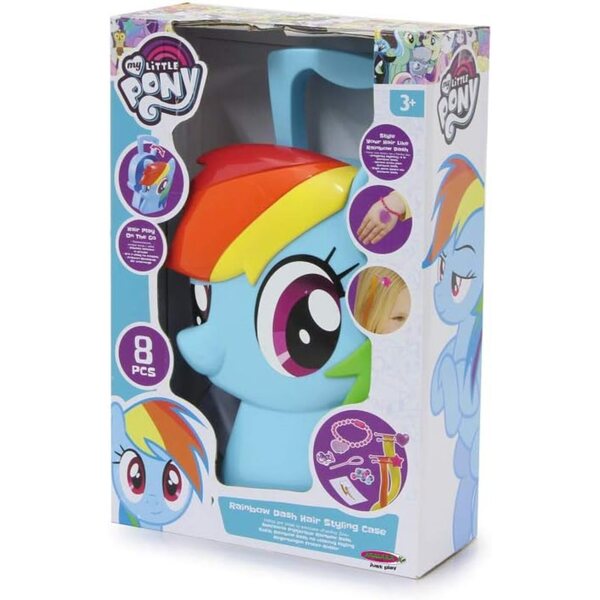 Jamara Rainbow Dash 8-teiliges My Little Pony-Spielset mit Transportkoffer