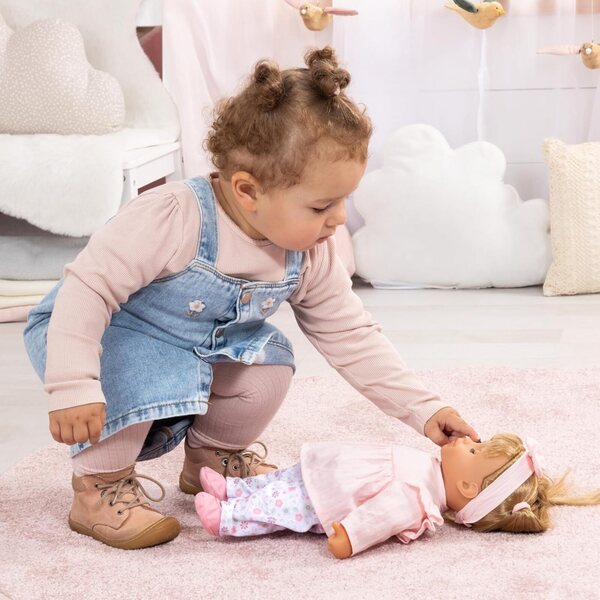 Interaktive Puppe mit Haaren und Geräuschen 38 cm - Bayer Design
