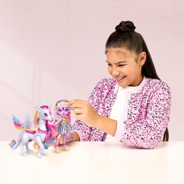 Magic Mixies Pixlings Puppen mit Poney – Magisches Auspacken und Mähne zum Kämmen