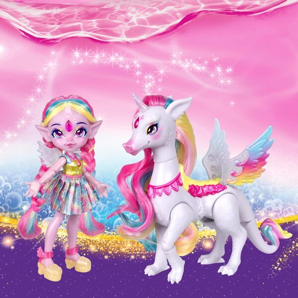 Magic Mixies Pixlings Puppen mit Poney – Magisches Auspacken und Mähne zum Kämmen