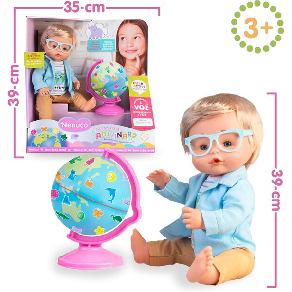 Nenuco Interaktive Babypuppen 35 cm mit Spracherkennung für Kinder +3