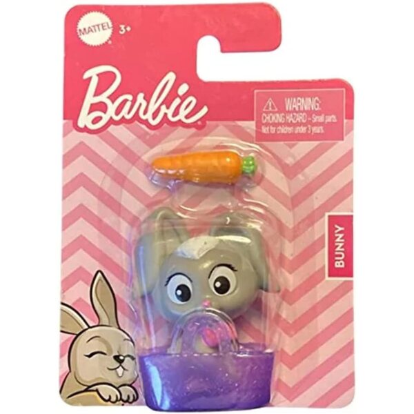 Barbie Pets Hase mit lila Tasche, Karotte und Zubehör – Kreativspiel für Kinder