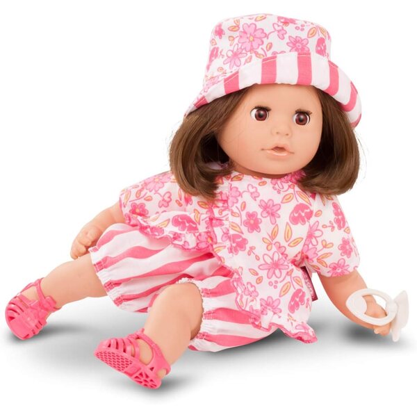 Götz Cosy Bath Doll Aquini 33 cm - Bambola per bambina occhi marroni vestiti rimovibili