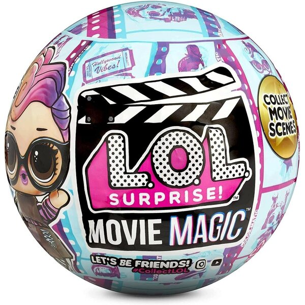 LOL Surprise Movie Magic mit 10 Überraschungen, Zubehör und Filmszene, ab 4 Jahren