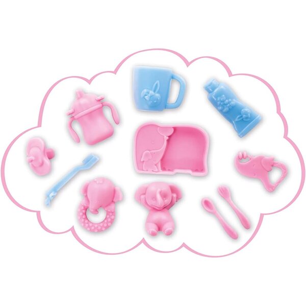 Simba Steffi Love Sweet Dreams Puppen mit Baby und Kinderbett 12 Stück 29 cm mit Nachtlicht