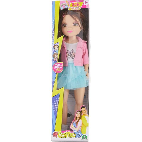 Me Against You Sofì Cutie Doll 42 cm – bewegliche Puppe mit modischer Kleidung