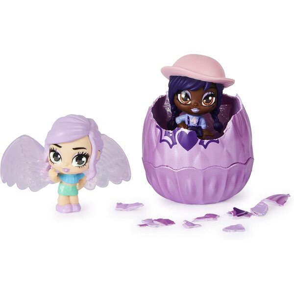 Hatchimals Mini Pixies 2 Figuren 3,8 cm mit austauschbaren und riesigen Flügeln