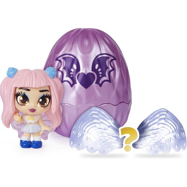Hatchimals Mini Pixies 2 Figuren 3,8 cm mit austauschbaren und riesigen Flügeln