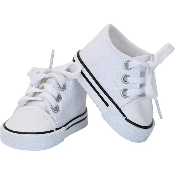 Vilac Weiße Körbe für 36 cm große Puppen – Schuhe, modisches Accessoire