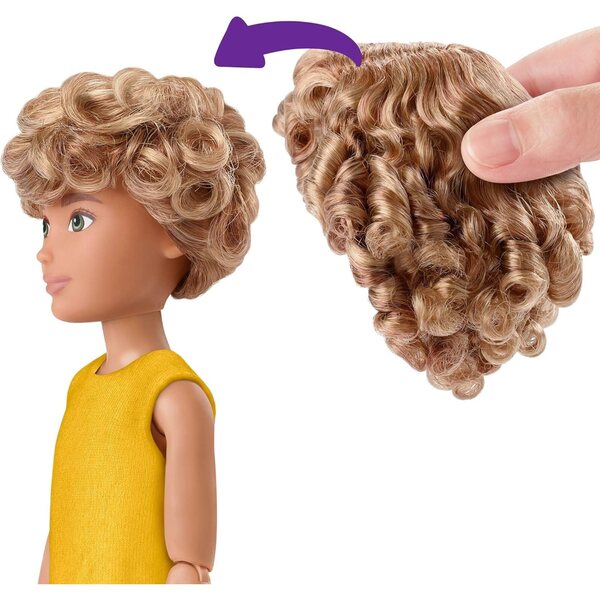 Creatable World Character Kit: anpassbare Puppe mit braunen Haaren für Kinder ab 6 Jahren