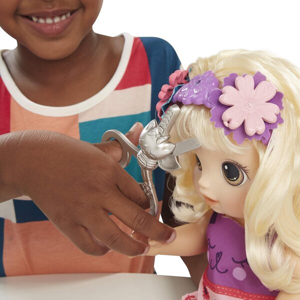 Baby Alive Coiffure Magique – Mitwachsende Puppe mit blonden Haaren und Zubehör