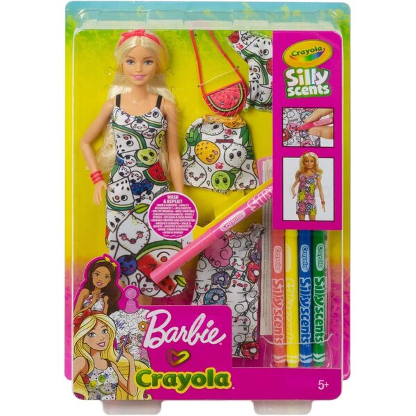 Barbie Crayola Fruchtige Outfits mit Kleidungs- und Wäschedesigns