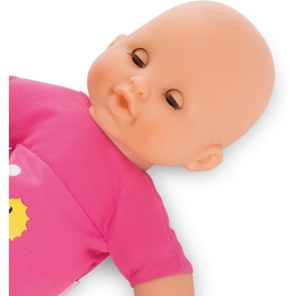Corolle Baby Bath Plouf Fuchsia 30 cm – Weiche Puppe mit Vanilleduft für Wasserspiele