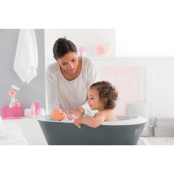 Corolle Baby Bath Plouf Fuchsia 30 cm – Weiche Puppe mit Vanilleduft für Wasserspiele