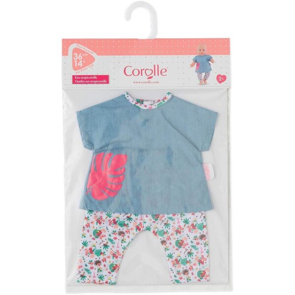 Corolle Mon Grand Doll 140400 – TropiCorolle Set für Puppe 36 cm
