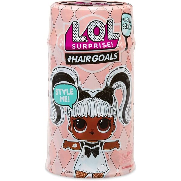 LOL Surprise Hairgoals Serie 5 – Set mit 2 Sammlerpuppen aus echtem Haar