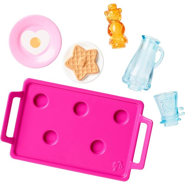 Set Accessori Barbie Petit Déjeuner - Accessori Realistici per Bambole Mattel