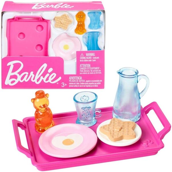 Set Accessori Barbie Petit Déjeuner - Accessori Realistici per Bambole Mattel